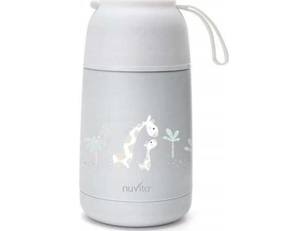 Nuvita termokanne med håndtak, hvit, 620 ml