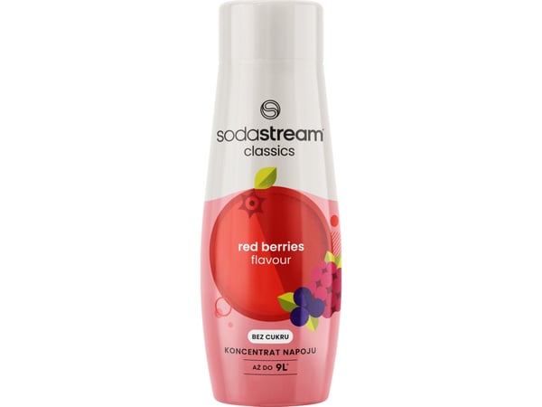SodaStream 1524210410, Hiilihapotettu siirappi, musta, Vihreä, Harmaa, Vaaleanpunainen, Purppura, Punainen, 440 ml, 1 kpl