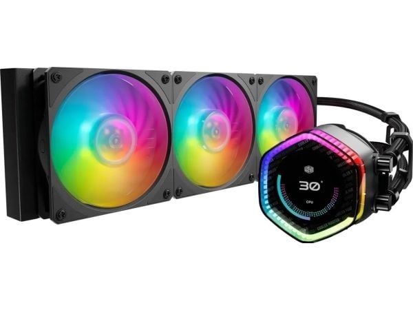 Cooler Master MasterLiquid 360 ION - prosessorin nestejäähdytysjärjestelmä - jäähdyttimen koko: 360 mm - (seuraaville: LGA1156, LGA1155, LGA1150, L...
