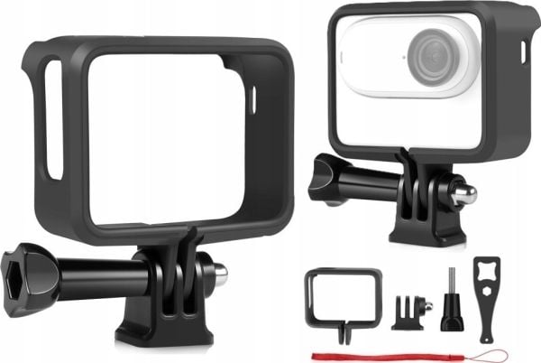 Puluz Frame Mount Case -kotelon kiinnike Insta 360 Insta360 Go 3 Go3 / Pu881b -laitteelle Insta 360 Insta360 Go 3 Go3 / Pu881b