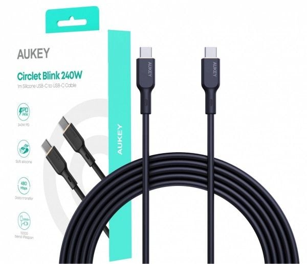 CB-SCC241 Circlet Blink Silikon USB C - USB C | 1m | 5A | 240W PD | 20V