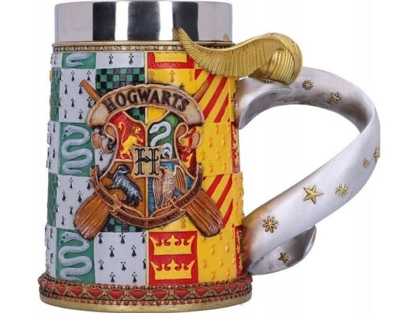 Harry Potter krus i rustfritt stål i gaveeske Golden Snitch 600 ml