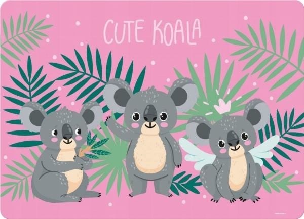 Derform bordmatte i PP 290x400 koala 10 stk