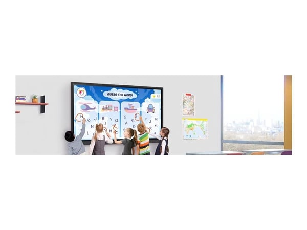 LG CreateBoard 86TR3DK-B - 86" Diagonalklasse TR3DK Series LED-bakgrunnsbelyst LCD-skjerm - utdanning / næringsliv - med pekeskjerm (multiberørings...