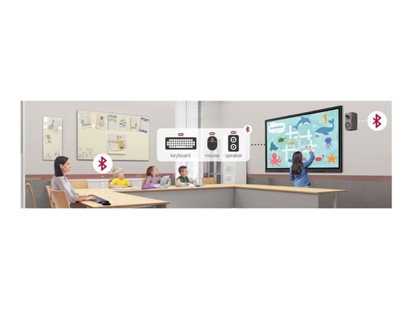 LG CreateBoard 86TR3DK-B - 86" Diagonalklasse TR3DK Series LED-bakgrunnsbelyst LCD-skjerm - utdanning / næringsliv - med pekeskjerm (multiberørings...