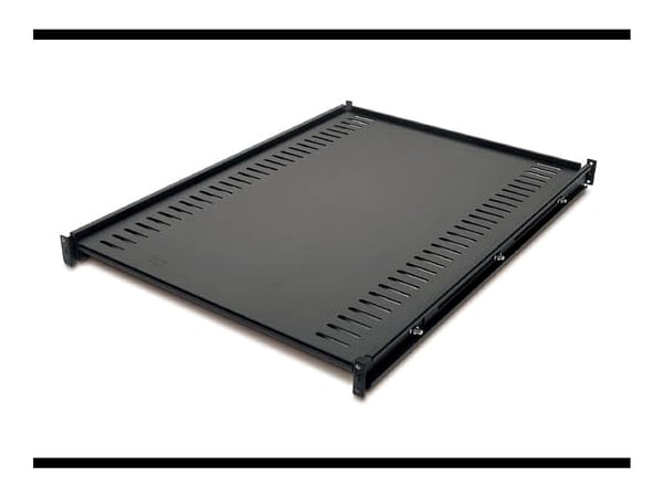 APC AR8122BLK, Säädettävä hylly, Metalli, musta, 8,18 kg