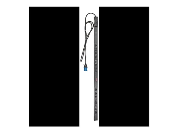 APC Basic Rack PDU Zero U - Strømfordelingslist (kan monteres i rack) - AC 230 V - inngang: IEC 60309 - utgangskontakter: 24 (power IEC 60320 C13, ...