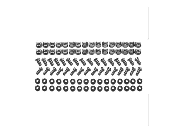 APC M6 Hardware Kit - Rackskruer, -mutre og -underlagsskiver - for P/N: SCL500RM1U, SMTL2K2RM2UCL, SMTL2K2RM2UCLNC, SMTL3KRM2UCL, SMTL3KRM2UCLNC