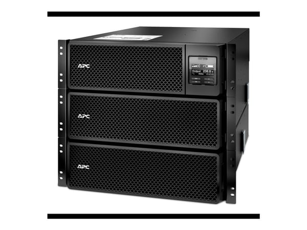 APC Smart-UPS SRT 8000VA RM - UPS (kan monteres i rack) - AC 230 V - 8000 watt - 8000 VA - Ethernet 10/100, USB - utgangskontakter: 14 - 6U - svart...