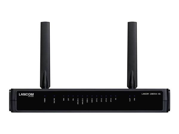 LANCOM 1803VA-4G - Trådløs ruter - DSL-modem 4-portssvitsj - 1GbE - 3G, 4G - VoIP-gateway - veggmonterbar