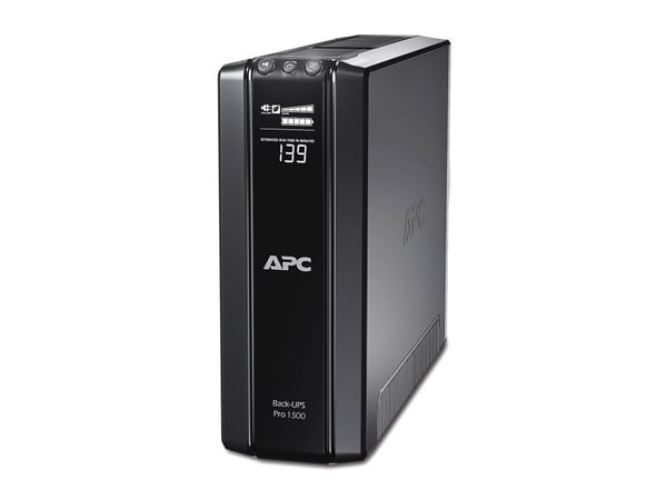 APC Back-UPS Pro 1500 - UPS - AC 230 V - 865 watt - 1500 VA - RS-232, USB - utgangskontakter: 10 - svart