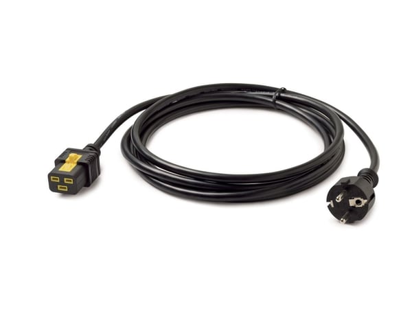 APC - Strömkabel - IEC 60320 C19 till power CEE 7/7 (hane) - AC 240 V - 16 A - 3 m - svart - för P/N: SMT2200I-AR, SMT2200R2I-AR, SMT3000I-AR, SMT3...