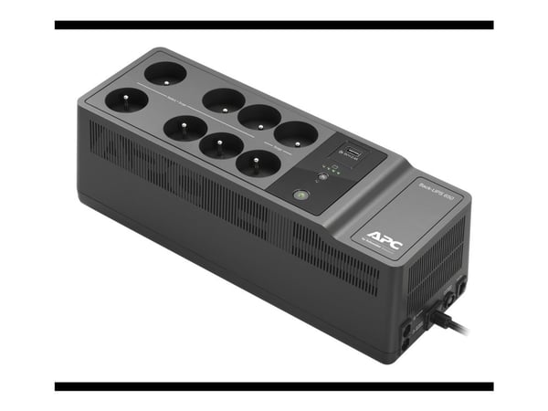 APC Back-UPS BE650G2-FR - UPS - AC 220/230 V - 400 watt - 650 VA - USB - utgangskontakter: 8 - Frankrike, Belgia - svart