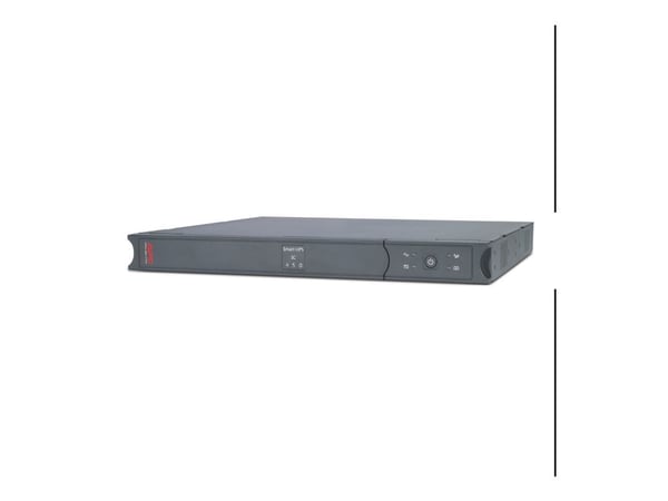 APC Smart-UPS SC 450VA - UPS (kan monteres i rack) - AC 230 V - 280 watt - 450 VA - RS-232 - utgangskontakter: 4 - 1U - grå - for P/N: AR106SH6, AR...