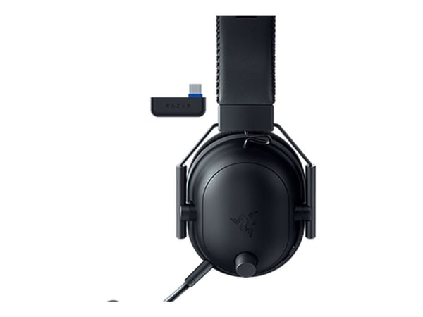 Razer BlackShark V2 PRO - For PlayStation - hodesett - full størrelse - Bluetooth / 2,4 GHz radiofrekvens - trådløs - svart