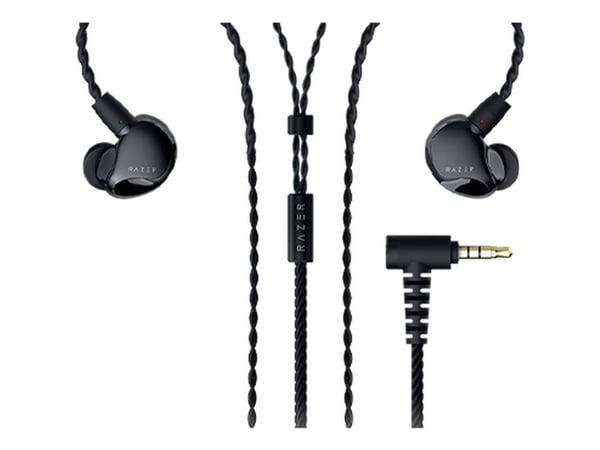 Razer Moray - Ørepropper - i øret - kablet - 3,5 mm jakk - lydisolerende