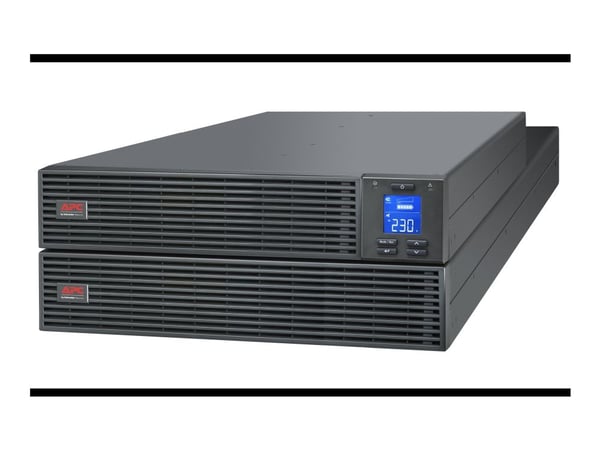 APC Easy UPS SRV - UPS (kan monteras i rack) - AC 230 V - 5000 Watt - 5000 VA - RS-232, USB - utgångskontakter: 1 - 4U - svart