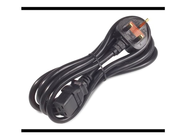 APC - Strømkabel - IEC 60320 C19 til BS 1363A (han) - 2,44 m - lajittelu - P/N: SMT2200I-AR, SMT2200R2I-AR, SMT3000I-AR, SMT3000R2I-AR, SMX3000HVTU...