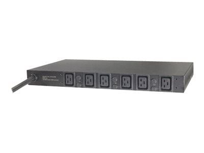 APC Basic Rack PDU - Strømfordelerenhet (kan monteres i rack) - AC 400 V - 22 kW - 3-faset - inngang: IEC 60309 - utgangskontakter: 6 (IEC 60320 C1...