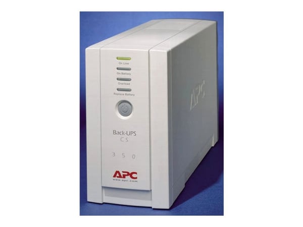 APC Back-UPS CS 350 - UPS - AC 230 V - 210 watt - 350 VA - RS-232, USB - utgangskontakter: 4 - beige