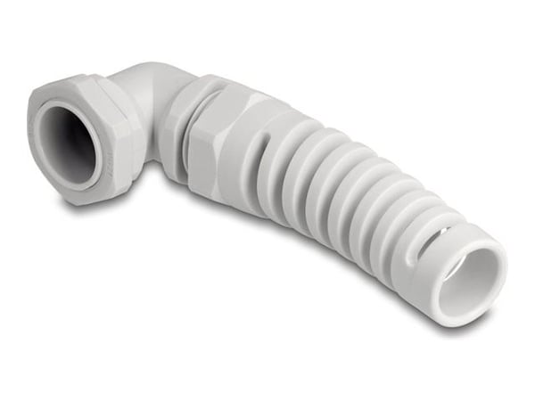 DeLOCK 60590, Grå, Plast, 1 st, Vinklad, PG21, 1 cm