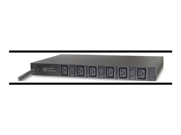 APC Basic Rack PDU - Strømfordelerenhet (kan monteres i rack) - AC 400 V - 22 kW - 3-faset - inngang: IEC 60309 - utgangskontakter: 6 (IEC 60320 C1...