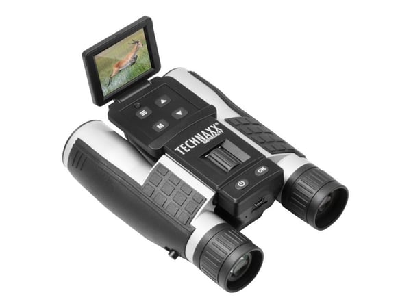 Technaxx kikkert med digitalkamera TX-142 12x 25 mm kikkert svart/sølv 4863 (4863)