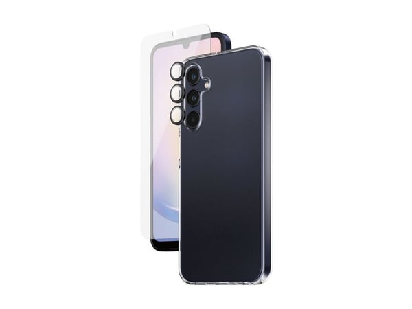 SAFE. by PanzerGlass - 3-i-1 beskyttelsespakke - skjerm / linse / bakbeskyttelsessett for mobiltelefon - glass - for Samsung Galaxy A25