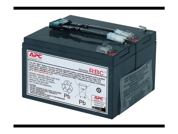 APC Replacement Battery Cartridge #9 - UPS-batteri - blysyre - svart - for P/N: SU700RM, SU700RMI, SU700RMINET, SU700RMNET