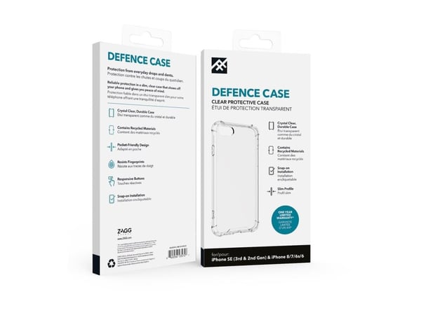 ZAGG IF DEFENCE CASE APPLE IPHONE 7/8/SE SCREEN CLEAR (300207093)