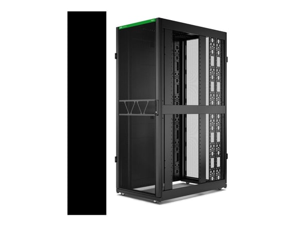 APC NetShelter SX Gen 2 - Rack skap - 1991 H x 750W x 1200D mm, med sider - står på gulv - svart - 42U - 19" - TAA-samsvar - for P/N: SMT1000RM1U, ...
