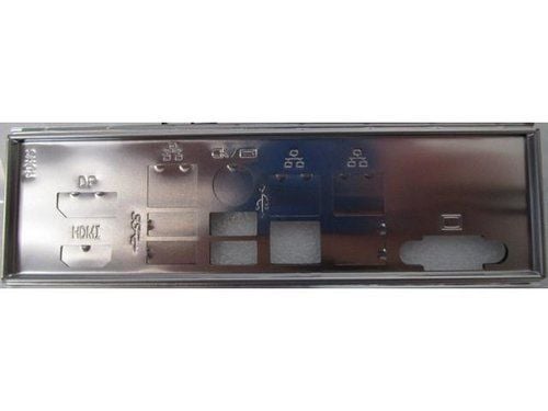 Supermicro MCP-260-00058-0N, I/O Shield, Grå, X9SCAA X9SCAA-L X10SBA X10SBA-L X11SBA-LN4F X11SBA-F