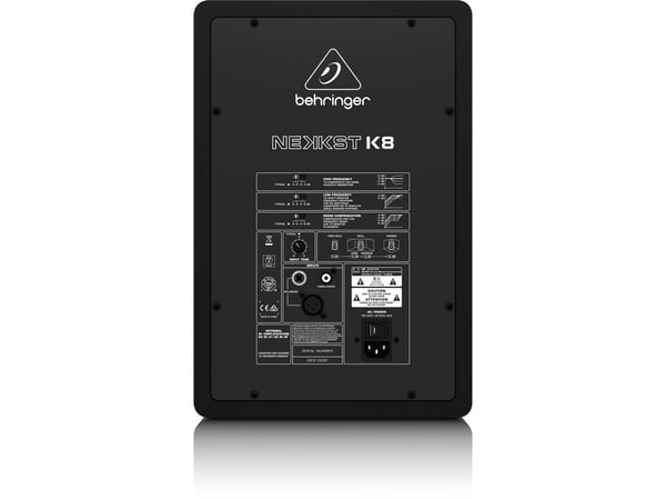 Behringer K8, 1.0 kanaler, Koblet med ledninger (ikke trådløs), 150 W, Sort