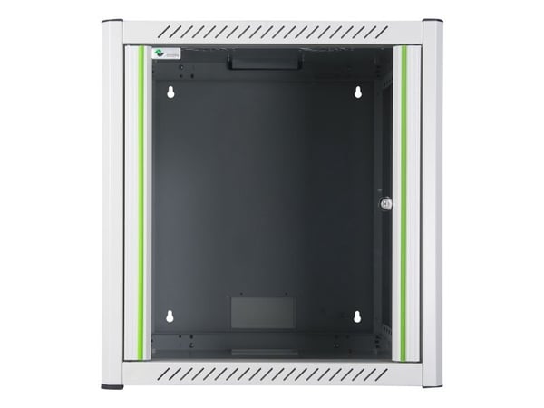 Lanview by Logon - Rack skap - 60 x 56 - veggmonterbar - hvit, RAL 7035 - 12U - 19"