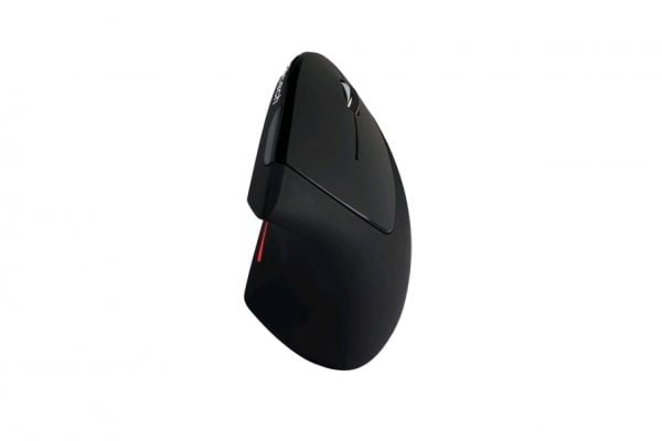 C-TECH VEM-09, Høyre hendt, Vertikalt design, Optisk, RF kabel-fri, 1600 DPI, Sort
