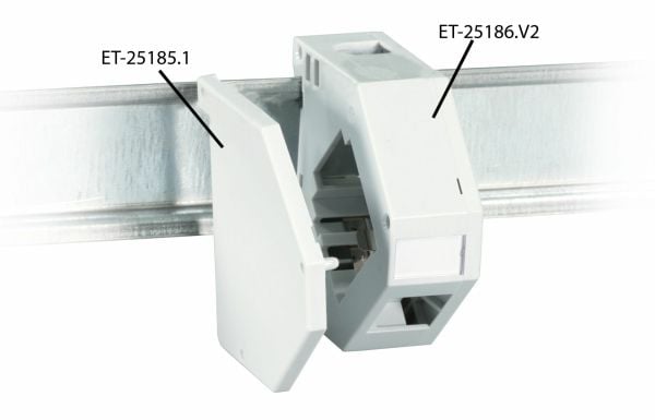 EFB Elektronik ET-25185.1, Vinkeljärn, Plast, Grå