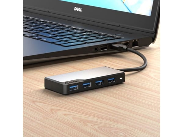 ALOGIC USB-A Fusion SWIFT 4-in-1, USB 3.2 Gen 1 (3.1 Gen 1) Type-A, USB 3.2 Gen 1 (3.1 Gen 1) Type-A, 5000 Mbit/s, Harmaa, 0,21 m, USB