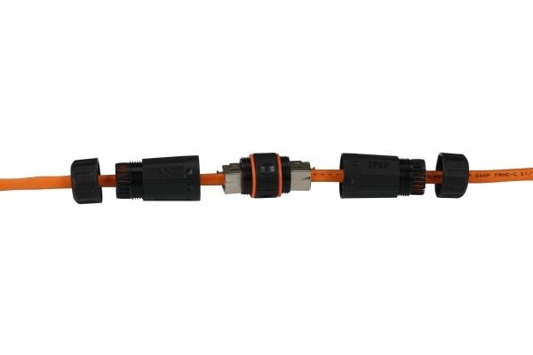 IP68 kaapeliliitin Cat.6A 10Gbit/s AWG22/1-26/1:lle Valmistaja: EFB Elektronik (IP68KV6AWP)