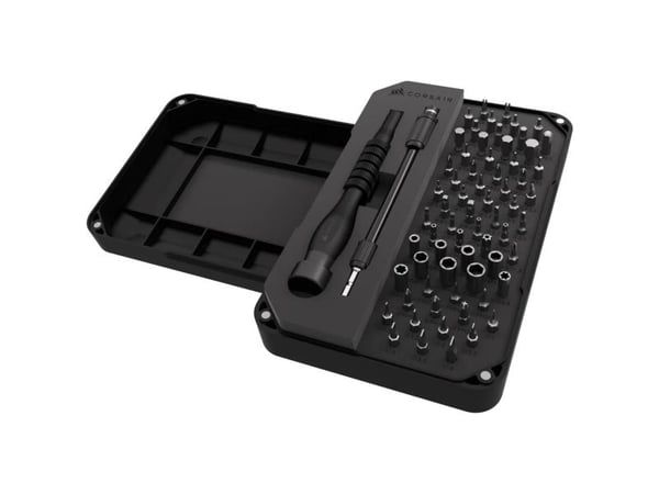 CORSAIR PC DIY Precision Toolkit - Skrutrekker med spissett - 67 deler - inn boks