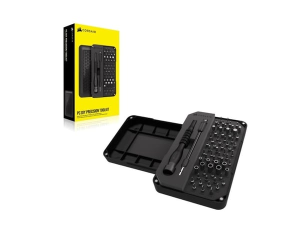 CORSAIR PC DIY Precision Toolkit - Skrutrekker med spissett - 67 deler - inn boks