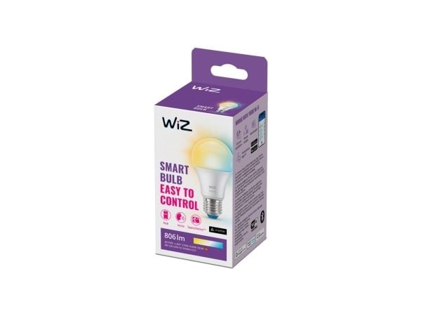 WiZ Lamp - Smart LED Lighting - Warm to Cool White Light - E27 - 60W - Frosted - Wi-Fi