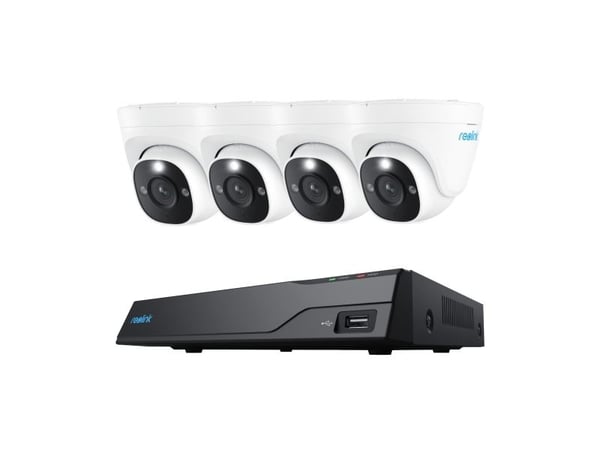 Reolink NVS8-8MD4, Koblet med ledninger (ikke trådløs), Kuppel, RJ-45, Inne/Ute, 700 lm, 6500 K