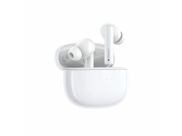 Ugreen 90206, True Wireless Stereo (TWS), Samtaler/musikk, 20 - 20000 Hz, Hodesett, Hvit