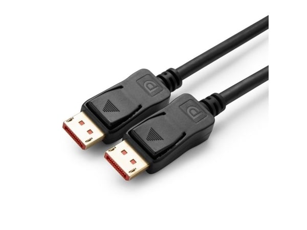 MicroConnect - DisplayPort-kabel - DisplayPort (hann) låst til DisplayPort (hann) låst - DisplayPort 2.0 - 1 m - 8K 60Hz støtte - svart