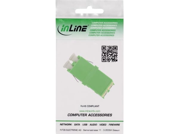 InLine 89989O, LC, Vihreä, Yksittäistila, 15 mm, 30 mm, 10 mm