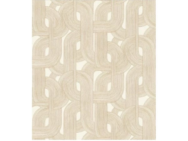 WALLPAPER 868111 GOLD WHITE GEOM