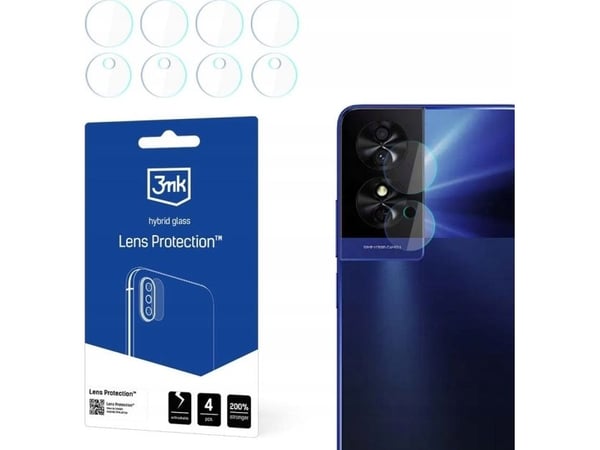 3MK Hybridglass for kameralinse 3MK Lens Protect TCL 50 SE [4 PACK]