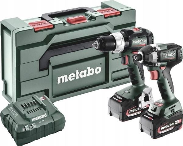 Metabo SBLTBL+SSDLT200BL Batteri slagboremaskine, Batteri slagboremaskine inkl. batteri, Inkl. oplader, Inkl. oplader