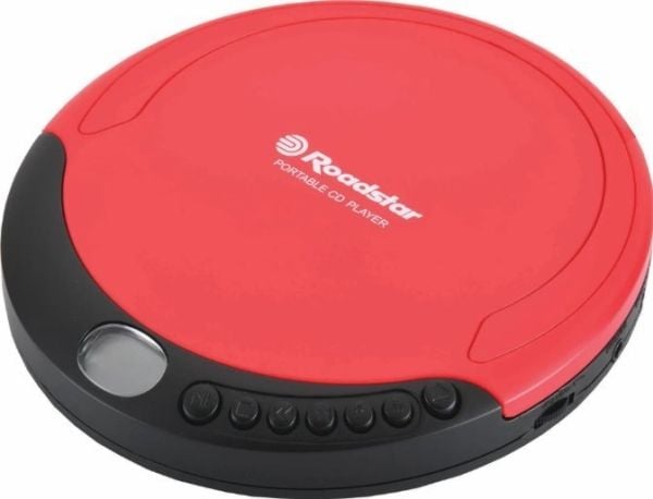 Roadstar PCD-435CD, 175 g, Punainen, Kannettava CD-soitin