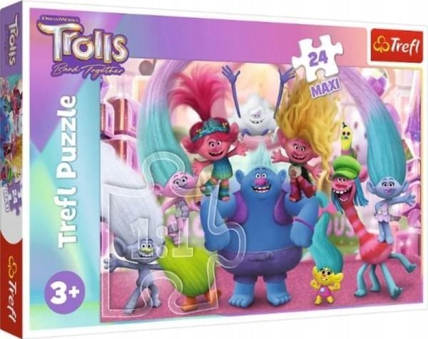 Trefl 14359, 24 stykker, Tegneserier, 3 år